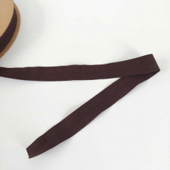 Falzband Falzgummi elastisch matt 20 mm, dunkelbraun