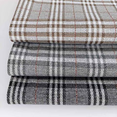 RESTST�CK 50 cm Jacquard Stoff Glencheck Webware Karomuster Glitzer, khakigr�n wei�