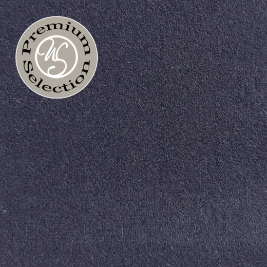 Kaschmir Wolle Stoff Deadstock, dunkelblau - Made in Italy