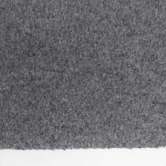Woll-Kaschmir Stoff Wollstoff Deadstock, grau meliert - Made in Italy