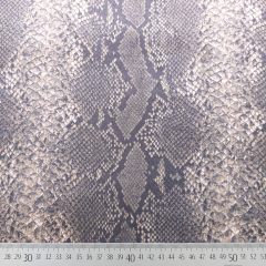 Wildlederimitat Fake Suede Schlangenmuster Animal Print, taupe grau
