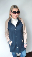Jackenstoff Mantelstoff Doubleface fein edel, camel