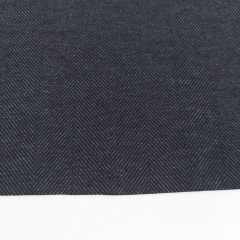 Punto di Roma Heavy Stretchjersey Fischgrtmuster, blau schwarz