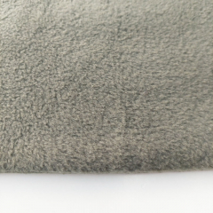 Fleece Stoff Meterware uni, helles armygr�n