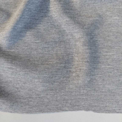 Jerseystoff Punto di Roma Heavy Stretchjersey, hellgrau meliert