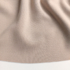 Jerseystoff Punto di Roma Pique Romanitjersey, beige