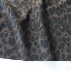 Punto di Roma Heavy Stretchjersey Leopardenmuster, braun schwarz grau