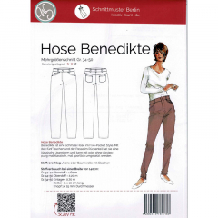 Papierschnittmuster Jeanshose BENEDIKTE Five Pocket Style Schnittmuster Berlin