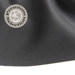 Woll Twill Schurwolle Kaschmir Deadstock uni schwarz - made in Italy