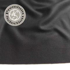 Wollstoff Schurwolle Kaschmir Melton Christian D**r Deadstock uni schwarz