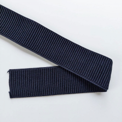 Gummiband Rippenband elastisch Bundgummi 50 mm, dunkelblau