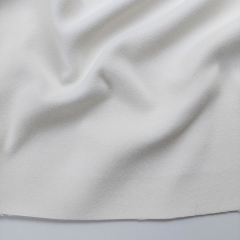 Jackenstoff Mantelstoff Velourstoff Lodenstoff weich elastisch uni - cremewei� (cloud dancer)