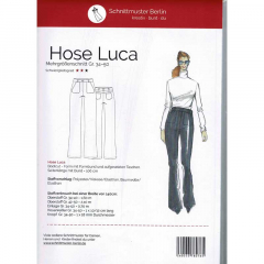Papierschnittmuster Bootcut Hose Luca Schnittmuster Berlin