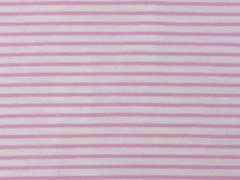 RESTSTCK 25 cm Jersey Streifen, rosa wei