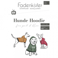 Papierschnittmuster Hunde-Hoodie Fadenk�fer