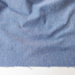 RESTST�CK 50 cm Jeansstoff mit Stretch gef�rbt, mittelblau wei�
