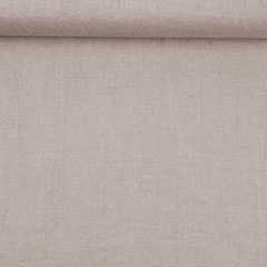 RESTST�CK 50 cm Leinenstoff gewaschen uni, beige