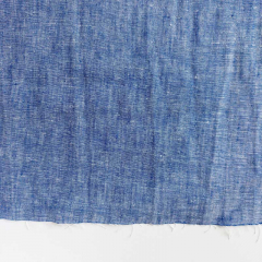 Leinenstoff 100% Leinen Georgio, mittelblau