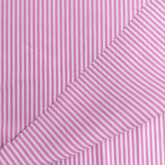 Baumwollstoff schmale Streifen mit Stretch, pink wei�