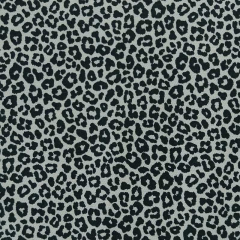 Baumwollstoff kleines Leoparden Muster, schwarz khakgr�n