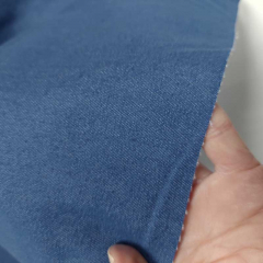 Baumwolljeansstoff mit Stretch uni Denim, mittelblau