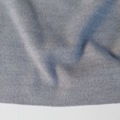 Jackenstoff Mantelstoff Velourstoff Lodenstoff Meterware weich uni - hellgrau meliert
