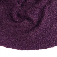 Boucle Stoff Schafsl�ckchen weicher Griff, Oxblood (Ochsenblut)