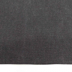 Canvas Stoff gewachst wasserabweisend uni, schwarz