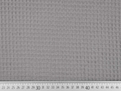 RESTST�CK 50 cm Waffelpiqu� Frottee Stoff uni, taupe