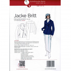 Papierschnittmuster Damen Bikerjacke BRITT Schnittmuster Berlin