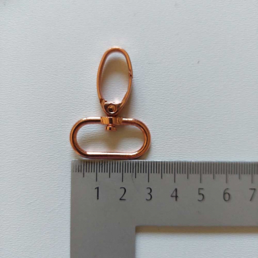 Karabiner Metall kupfer 25 mm breit Taschenzubeh�r kaufen