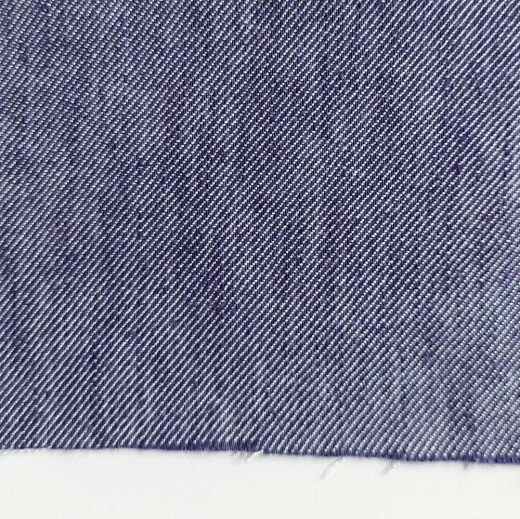 RESTST�CK 76 cm Viskose-Leinen Stoff weich fallend dunkelblau – Twill Sommerstoff f�r Blusen, Kleider & Hosen