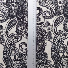 Viskose Twill Stoff Meterware – Paisleymuster ECOVERO