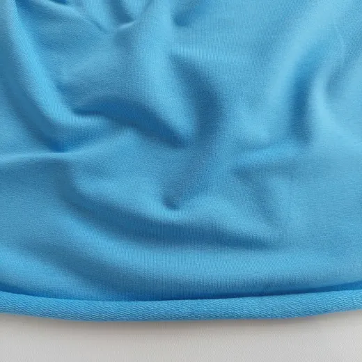 Sweatstoff French Terry uni, blau (himmelblau)