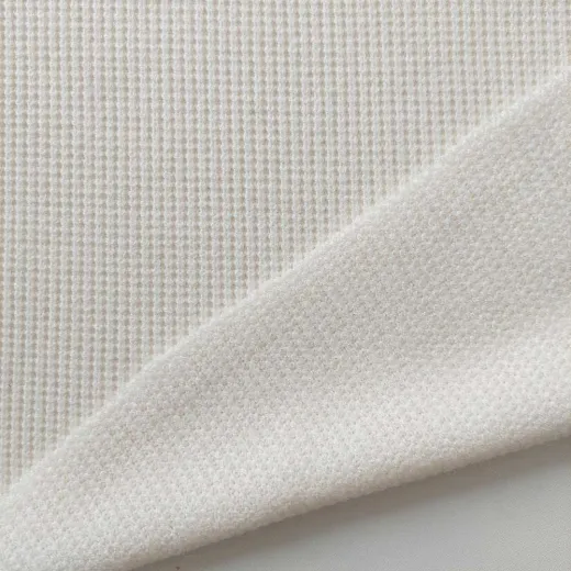 Rippstrick Viskose Meterware – Creme