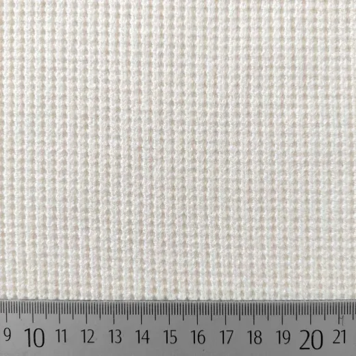 Rippstrick Viskose Meterware – Creme