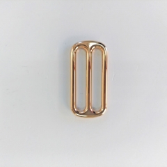 Feststellschnalle f�r Gurtband Schieber Metall 3,8 cm hochwertig hochgl�nzend, gold