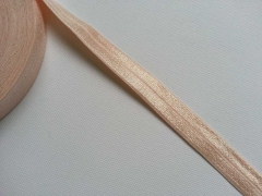 elastisches Falzband, 18 mm, lachs rosa
