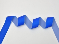 Reflektorband 2 cm breit zum Aufnhen, mittelblau