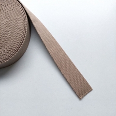 Gurtband Baumwolle 3,0 cm breit - taupe #45