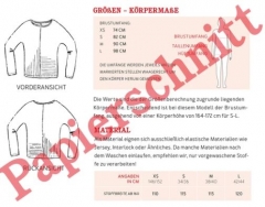 FrauJette Fledermausshirt Schnittmuster