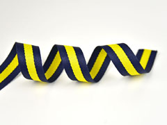 Gurtband Streifen 3 cm, navy gelb navy