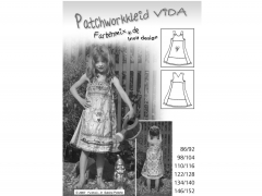 Schnittmuster Patchworkkleid Vida Farbenmix