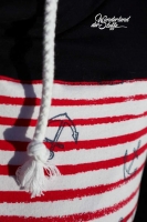 Sweat Stoff kuschelig weich uni, dunkelblau