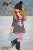 RESTST�CK 31 cm angerauter Sweat Stoff uni, dunkelgrau