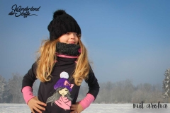 RESTST�CK 31 cm angerauter Sweat Stoff uni, dunkelgrau