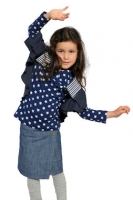 Papierschnittmuster M�dchen Cardigan-Shirt-Rock Schnittmuster Abacadabra C153
