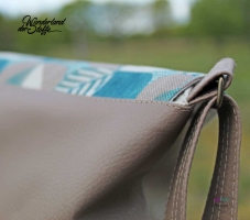 RESTST�CK 50 cm Dekostoff Leinen Optik uni, natur