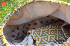 PACKS EIN Beuteltasche Schnittmuster
