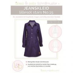 Schnittmuster Jeanskleid M�dchen Lillesol Stars No. 15